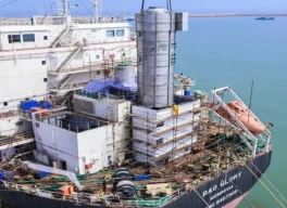 Оборудование для десульфуризации и денитрификации дымовых газов морских газовых турбин